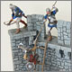 On the castle walls