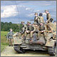 Mowing to the front line