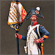 Senior sergeant eagle bearer, 4th line infantry, France 1805