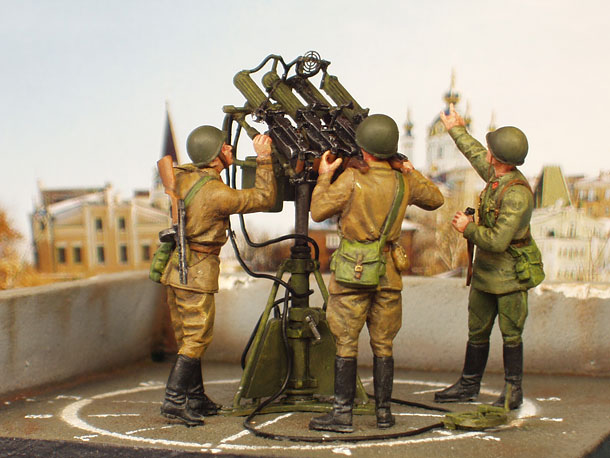 Dioramas and Vignettes: Soviet AA machine gun crew