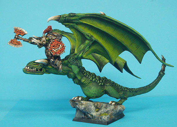 Miscellaneous: Orc Warboss on the wyvern