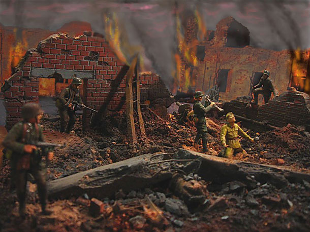 Dioramas and Vignettes: The feat of the soldier Dioramas and Vignettes: The feat of the soldier