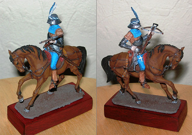 Figures: Mounted Swiss arbalester Figures: Mounted Swiss arbalester