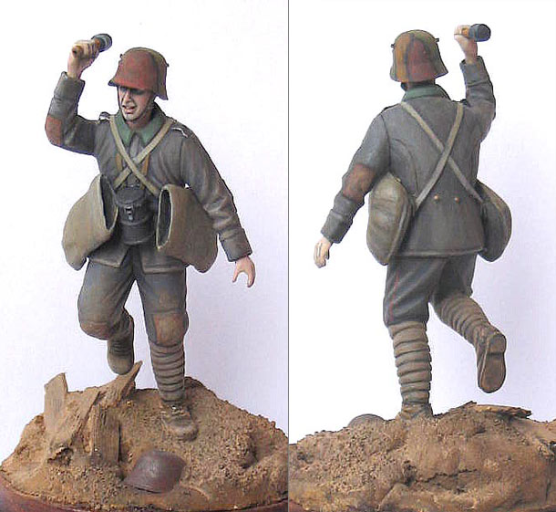 Figures: German storm trooper, 1916-17 Figures: German storm trooper, 1916-17