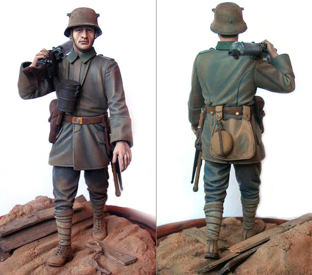 Figures: German machine gunner, WWI Figures: German machine gunner, WWI