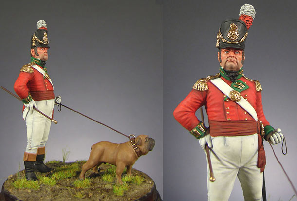 Figures: Officer, heavy infantry regt., England 1809 Figures: Officer, heavy infantry regt., England 1809