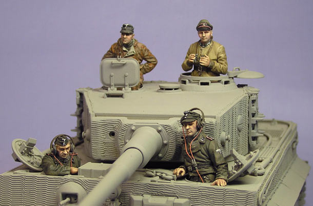 Figures: German tank crew Figures: German tank crew