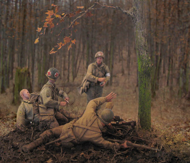 Dioramas and Vignettes: Hurtgen forest Dioramas and Vignettes: Hurtgen forest