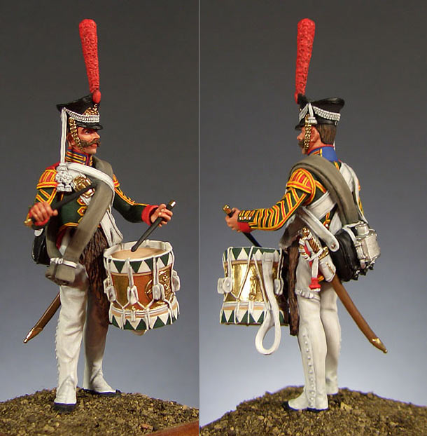 Figures: Drummer, Leib-Guards Semenovsky regt., 1812 Figures: Drummer, Leib-Guards Semenovsky regt., 1812