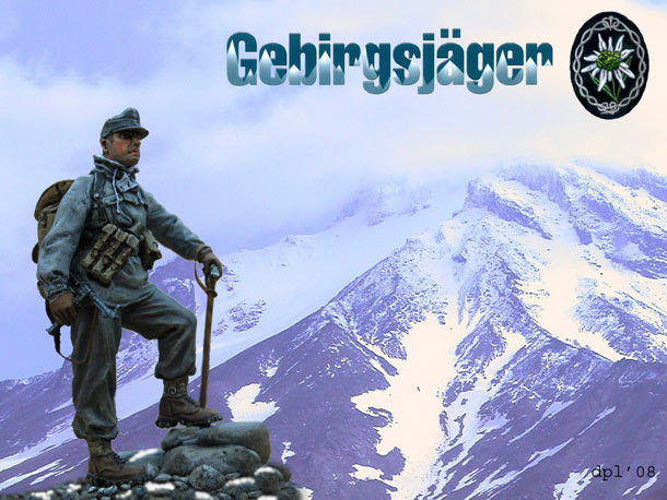 Figures: German gebirgsjaeger, Caucasus, 1942 Figures: German gebirgsjaeger, Caucasus, 1942