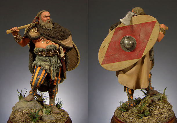 Figures: Germanic warrior Figures: Germanic warrior