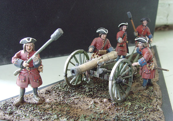 Dioramas and Vignettes: Russian artillery, early XVIII century