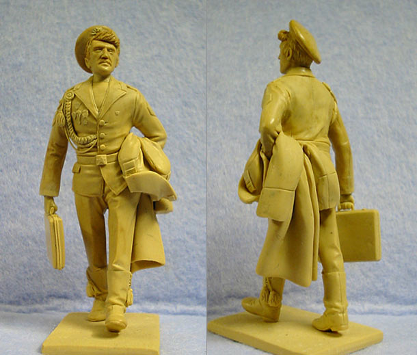 Sculpture: Soviet army demobee, late 80s Sculpture: Soviet army demobee, late 80s