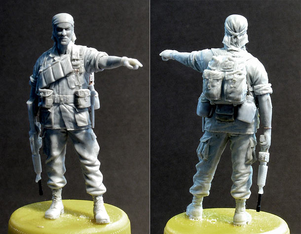 Sculpture: Staff-sgt. 25 infantry div. Vietnam`68 Sculpture: Staff-sgt. 25 infantry div. Vietnam`68