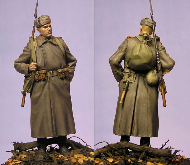 Figures: Red Army soldier, winter 1943-45 Figures: Red Army soldier, winter 1943-45