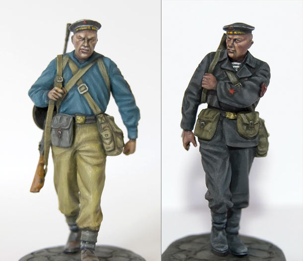 Figures: Soviet naval infantry Figures: Soviet naval infantry