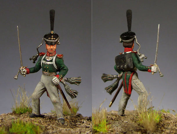 Figures: Ober-officer of Leib-Guards regt, Russia, 1812 Figures: Ober-officer of Leib-Guards regt, Russia, 1812