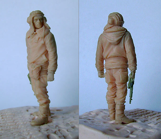 Sculpture: Lieutenant, Soviet army Sculpture: Lieutenant, Soviet army