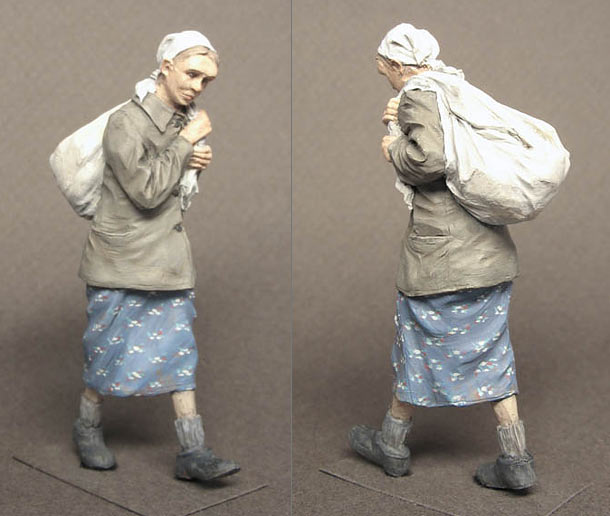 Figures: Russian refugee, WWII Figures: Russian refugee, WWII