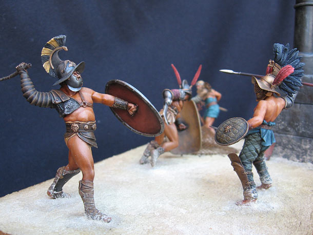 Dioramas and Vignettes: The Gladiators Dioramas and Vignettes: The Gladiators