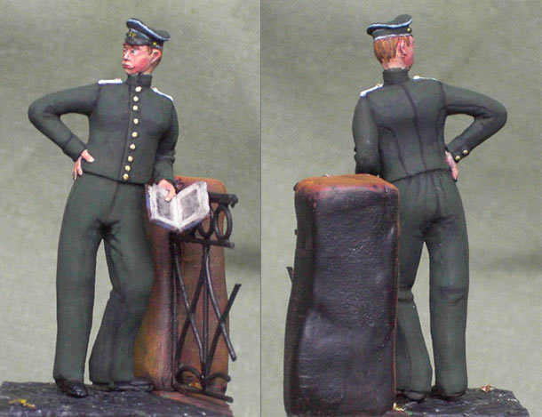 Sculpture: Cadet, Naval college, 1860 Sculpture: Cadet, Naval college, 1860