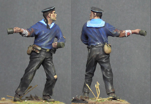 Figures: Coastal guard military school student, Sevastopol, 1941 Figures: Coastal guard military school student, Sevastopol, 1941
