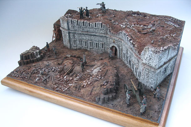 Dioramas and Vignettes: Defense of the Malakhov Hill, Crimean War. Dioramas and Vignettes: Defense of the Malakhov Hill, Crimean War.