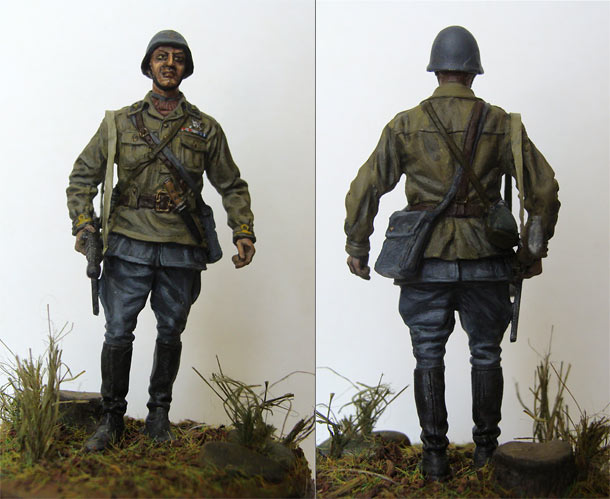 Figures: Bersaglieri officer, batallion Figures: Bersaglieri officer, batallion