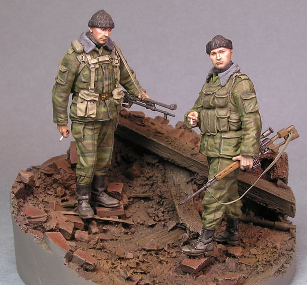 Dioramas and Vignettes: Minute of rest in Grozny Dioramas and Vignettes: Minute of rest in Grozny