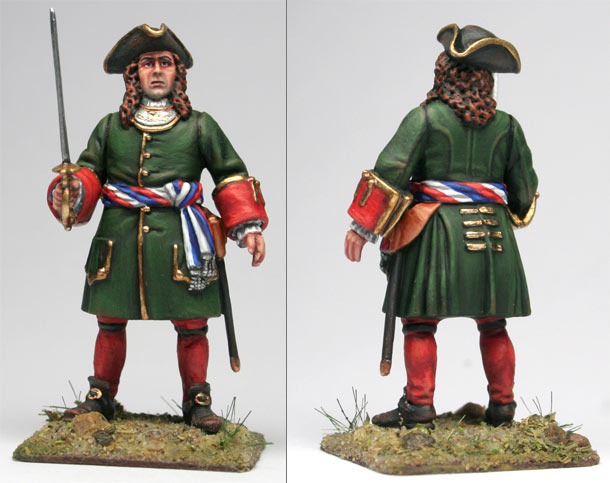 Figures: Russian infantry officer, early XVIII century. Figures: Russian infantry officer, early XVIII century.