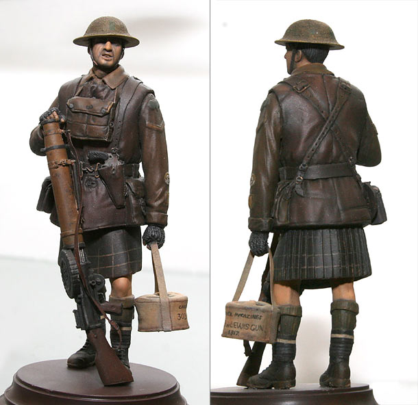 Figures: Scotch machine gunner, 1918 Figures: Scotch machine gunner, 1918