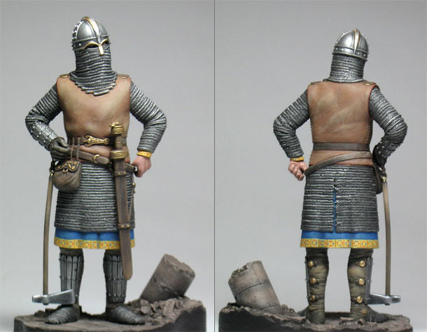 Figures: English King, VII century A.D. Figures: English King, VII century A.D.