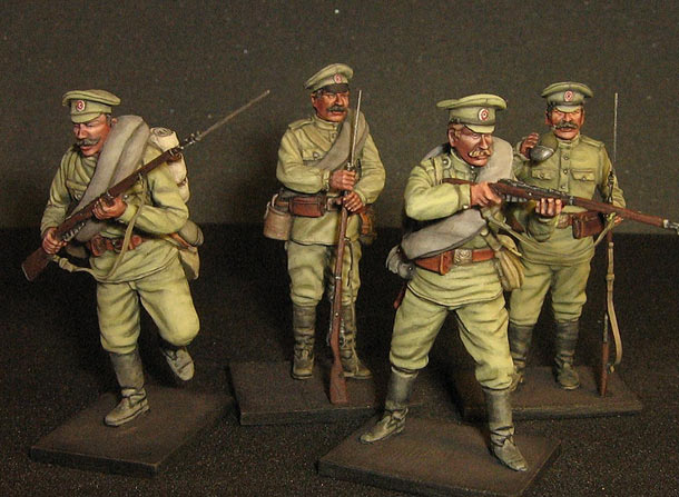 Figures: Russian infantry, WWI Figures: Russian infantry, WWI