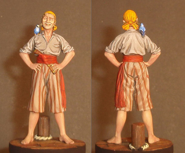 Figures: Pirate, Madagascar, XVI century Figures: Pirate, Madagascar, XVI century