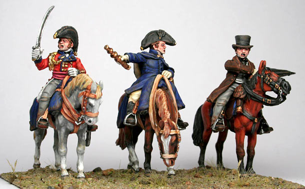 Figures: British generals, Waterloo, 1815 Figures: British generals, Waterloo, 1815