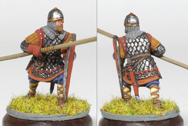 Figures: Russian warrior, XIII A.D. Figures: Russian warrior, XIII A.D.