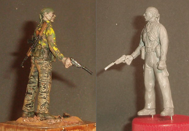 Sculpture: U.S. Navy SEAL, Vietnam, 1968 Sculpture: U.S. Navy SEAL, Vietnam, 1968