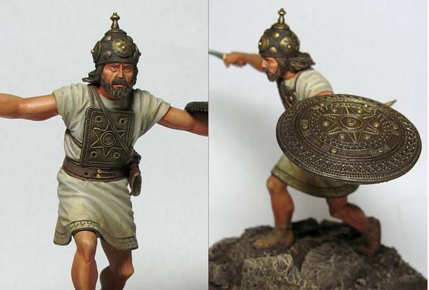 Figures: Italic warrior, VI-V centuries B.C. Figures: Italic warrior, VI-V centuries B.C.