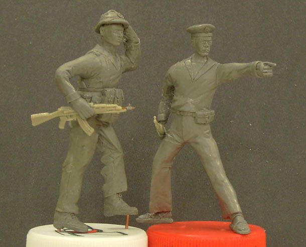 Sculpture: NVA marines. Vietnam, 1975 Sculpture: NVA marines. Vietnam, 1975