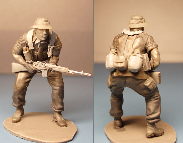 Sculpture: Marine Recon. Vietnam, 1967 Sculpture: Marine Recon. Vietnam, 1967