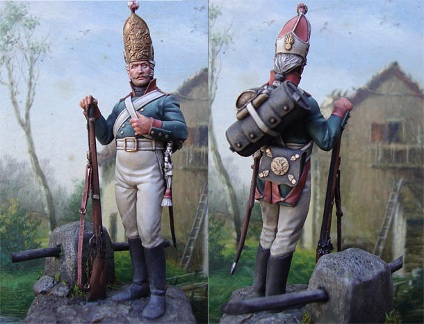 Figures: Grenadier, Pavlovsky regt., early XIX century Figures: Grenadier, Pavlovsky regt., early XIX century