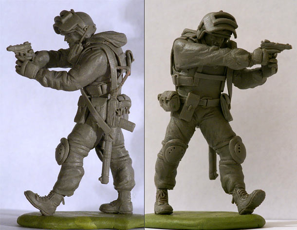 Sculpture: Federal Security Service trooper Sculpture: Federal Security Service trooper
