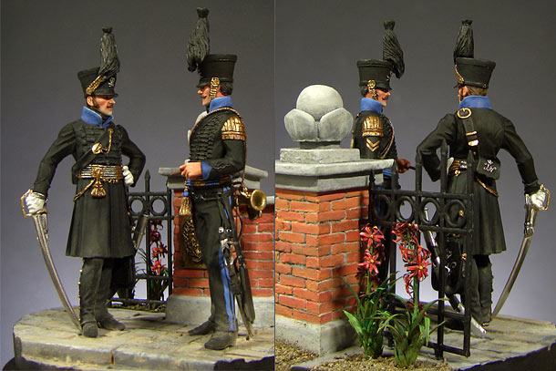 Dioramas and Vignettes: Braunschweig Hussars, 1814 Dioramas and Vignettes: Braunschweig Hussars, 1814