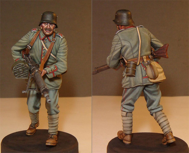 Figures: German machine gunner, WWI Figures: German machine gunner, WWI