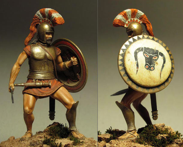 Figures: Hoplite, VI-V centuries B.C. Figures: Hoplite, VI-V centuries B.C.
