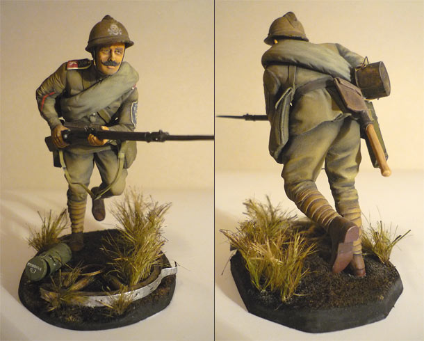 Figures: Kornilov's shock regiment trooper, 1917 Figures: Kornilov's shock regiment trooper, 1917