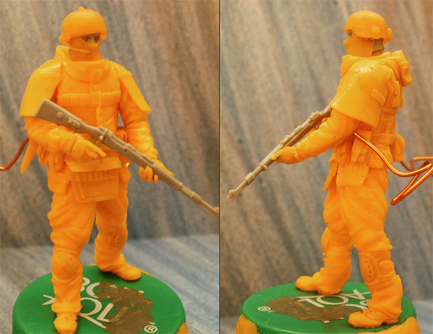 Sculpture: Special forces trooper Sculpture: Special forces trooper