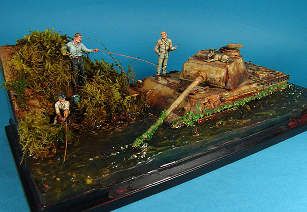 Dioramas and Vignettes: Fishy river Dioramas and Vignettes: Fishy river
