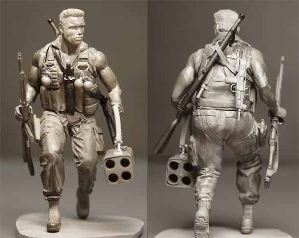 Sculpture: Commando (John Matrix) Sculpture: Commando (John Matrix)