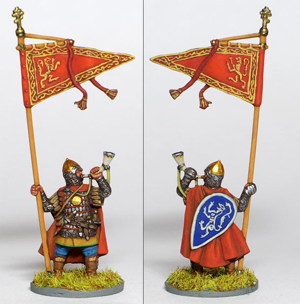 Figures: Russian man-at-arms with standard Figures: Russian man-at-arms with standard